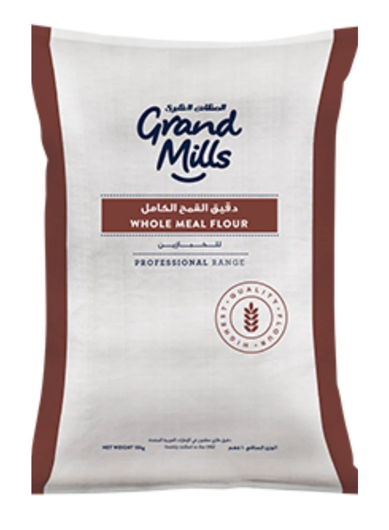 المطاحن الكبرى دقيق الحبوب الكاملة جراند ميلز كيس 50 كجم – مستلزمات الخبز والطهي الفاخرة - Image 1